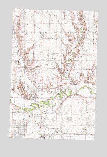 Cole, MT USGS Topographic Map