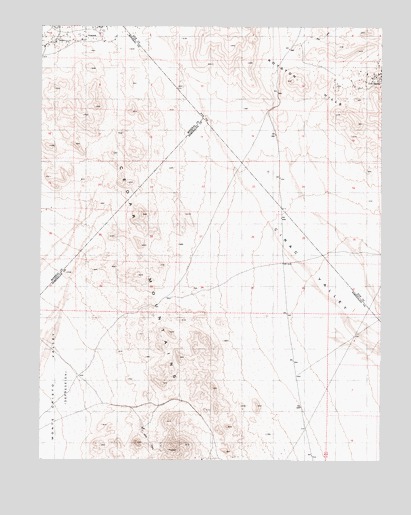 Cole Spring, NV USGS Topographic Map
