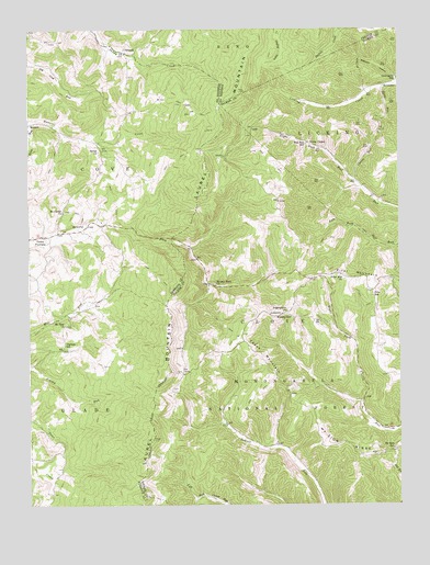 Colebank, WV USGS Topographic Map