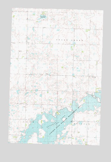 Coleharbor NW, ND USGS Topographic Map
