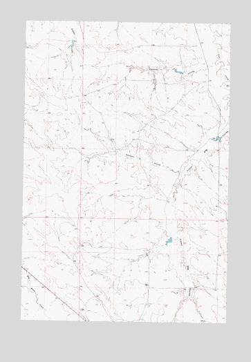 Coleman Coulee, MT USGS Topographic Map