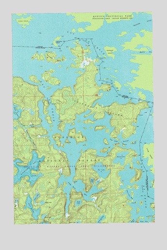 Coleman Island, MN USGS Topographic Map