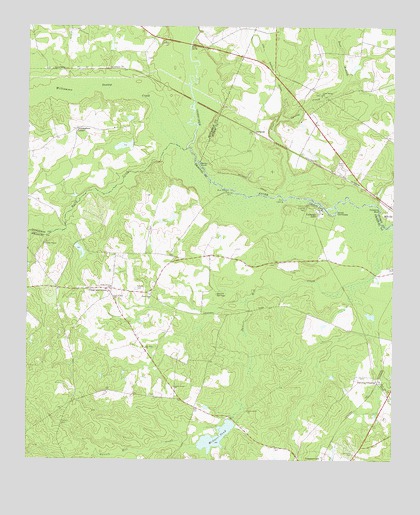 Colemans Lake, GA USGS Topographic Map