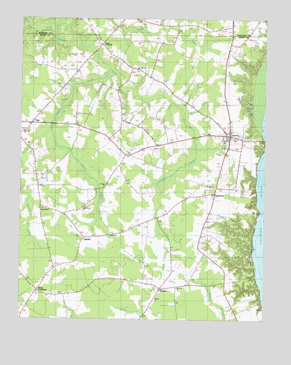 Colerain, NC USGS Topographic Map