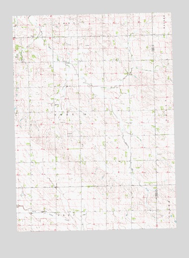 Coleridge SE, NE USGS Topographic Map