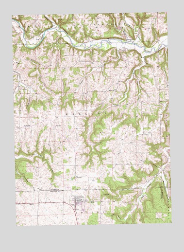 Colesburg, IA USGS Topographic Map