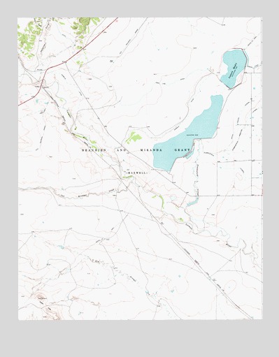 Colfax, NM USGS Topographic Map