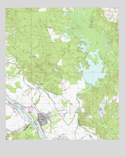 Colfax, LA USGS Topographic Map