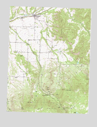 Collbran, CO USGS Topographic Map