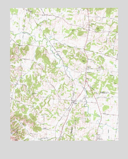 College Grove, TN USGS Topographic Map