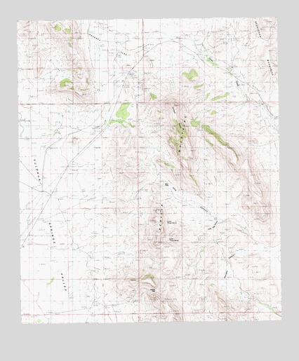 College Peaks, AZ USGS Topographic Map