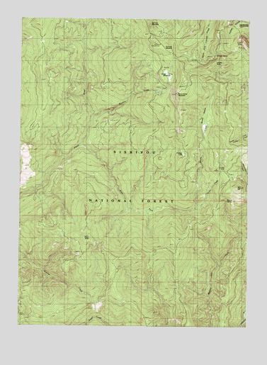 Collier Butte, OR USGS Topographic Map