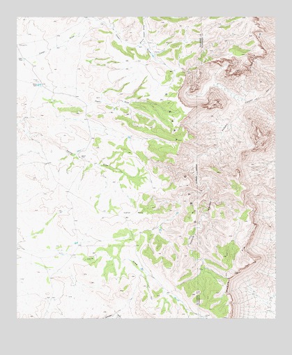Collier Mesa, TX USGS Topographic Map