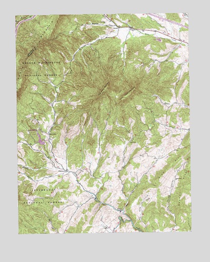 Collierstown, VA USGS Topographic Map