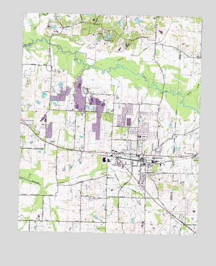 Collierville, TN USGS Topographic Map