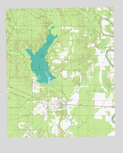 Collins, AR USGS Topographic Map