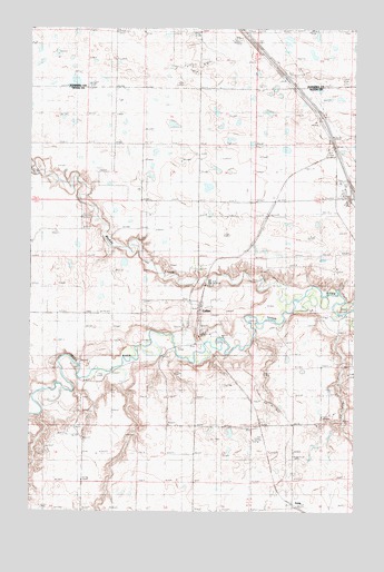 Collins, MT USGS Topographic Map