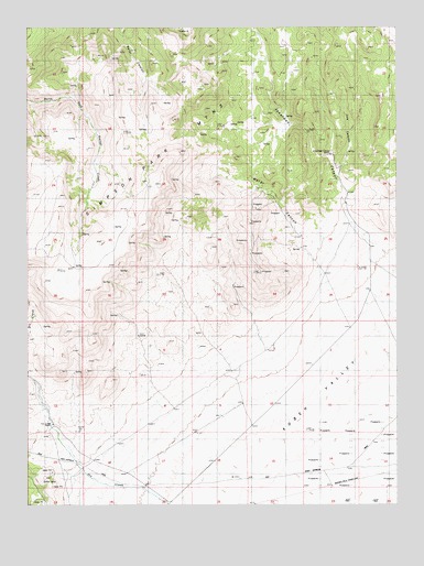 Ackerman Canyon, NV USGS Topographic Map
