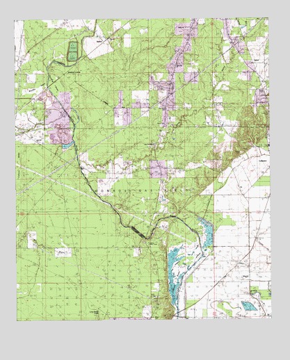 Collinston West, LA USGS Topographic Map