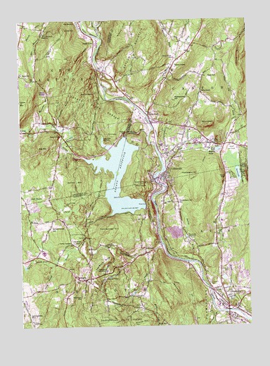 Collinsville, CT USGS Topographic Map