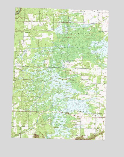 Coloma SW, WI USGS Topographic Map