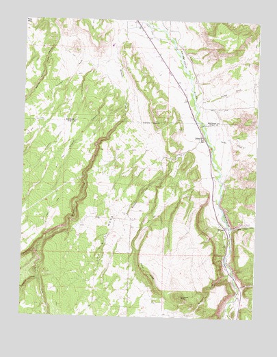 Colona, CO USGS Topographic Map