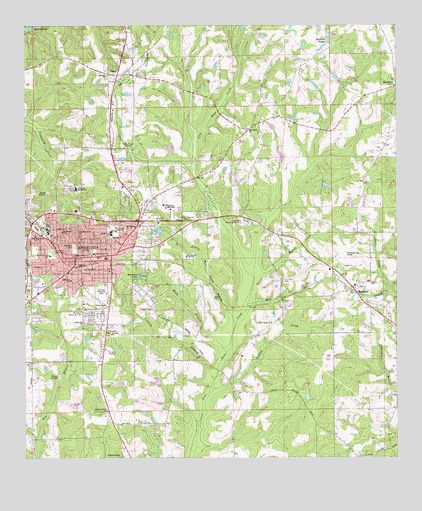 Andalusia, AL USGS Topographic Map