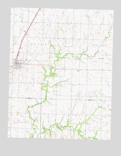 Colony, KS USGS Topographic Map