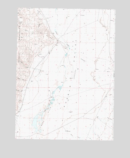 Colony Ranch, OR USGS Topographic Map