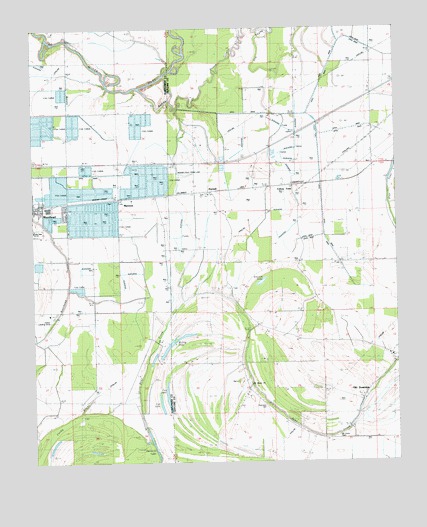 Colony Town, MS USGS Topographic Map