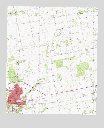 Colorado City, TX USGS Topographic Map