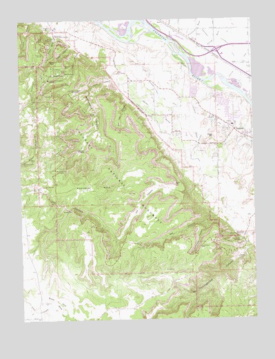 Colorado National Monument, CO USGS Topographic Map