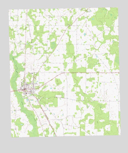Colquitt, GA USGS Topographic Map