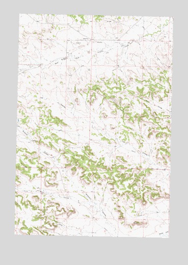 Colstrip SW, MT USGS Topographic Map