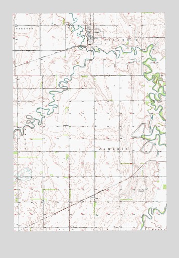 Columbia, SD USGS Topographic Map