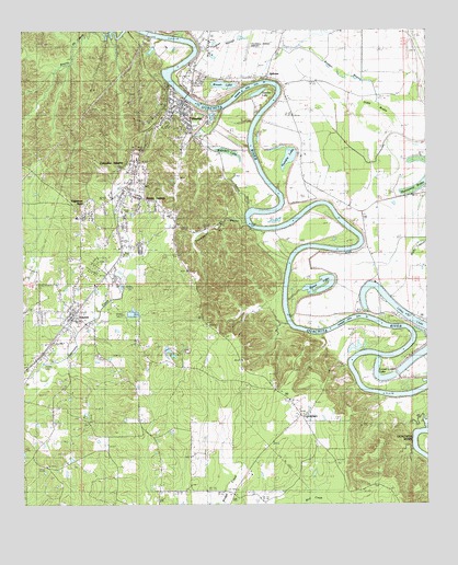 Columbia, LA USGS Topographic Map