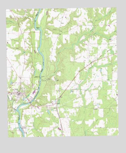 Columbia, AL USGS Topographic Map