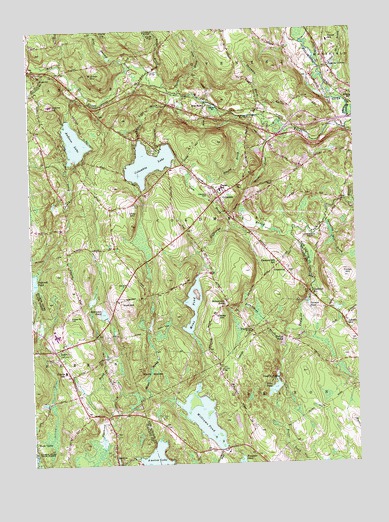 Columbia, CT USGS Topographic Map