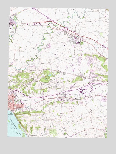 Columbia East, PA USGS Topographic Map