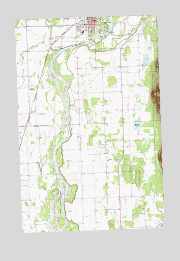 Columbia Falls South, MT USGS Topographic Map