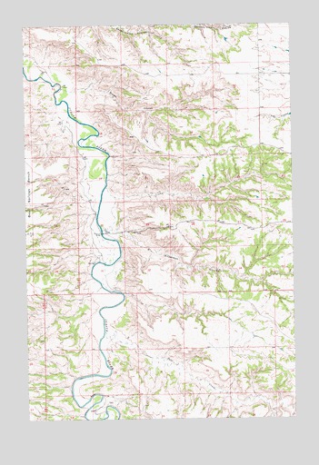 Anderson Bridge, MT USGS Topographic Map