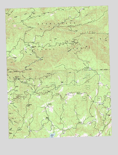 Columbia SE, CA USGS Topographic Map