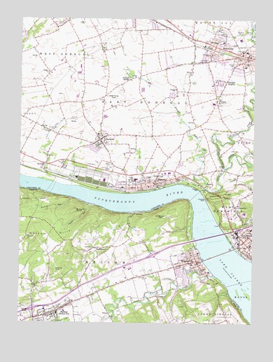Columbia West, PA USGS Topographic Map