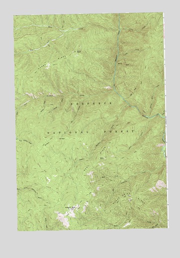 Anderson Butte, ID USGS Topographic Map