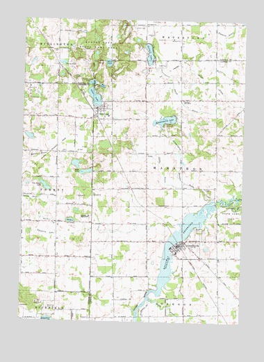 Columbiaville, MI USGS Topographic Map