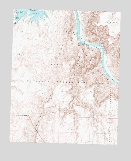 Columbine Falls, AZ USGS Topographic Map