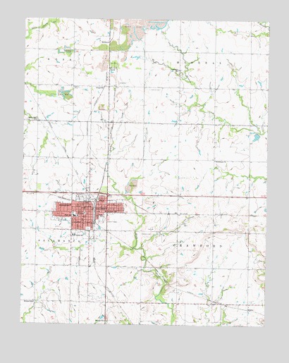 Columbus, KS USGS Topographic Map