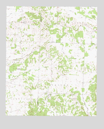 Columbus, AR USGS Topographic Map