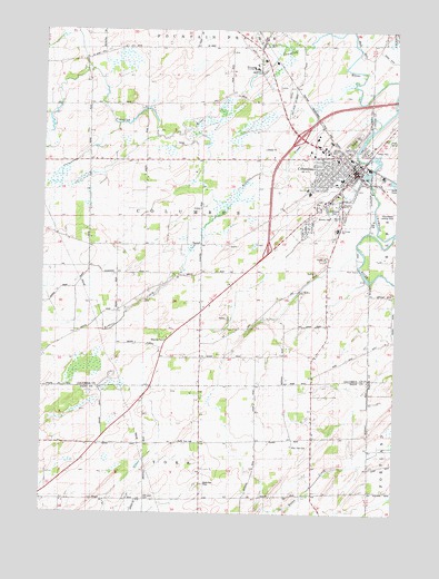 Columbus, WI USGS Topographic Map