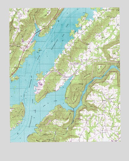Columbus City, AL USGS Topographic Map